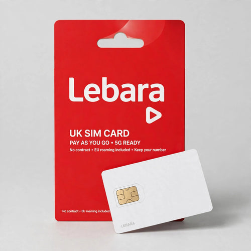 Lebara UK SIM Card (Free Incoming SMS & OTPs in Pakistan)