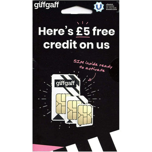 Giffgaff UK SIM Card Pack